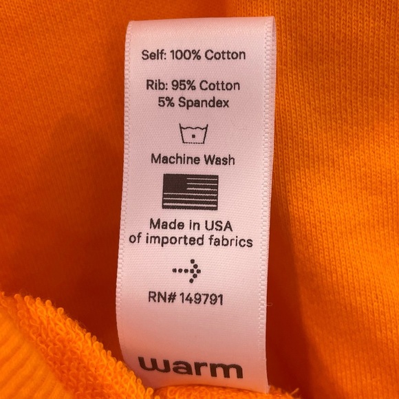 Penfield Warm Fun Fun in the Sun Boyfriend Sweatshirt in Orange - Picture 10 of 10